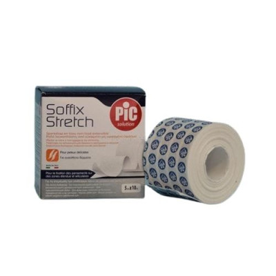 SOFFIX ROL - 5cmx10m adhésif hypoallergénique - 1 rouleau