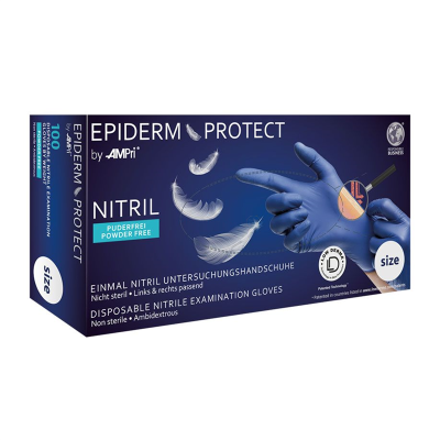 Gant nitrile sans accélérateurs EPIDERM PROTECT small - 100pc
