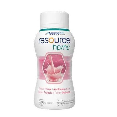 Nestlé RESOURCE HP/HC - Boisson hyperprotéinée - Fraise - 4x200ml