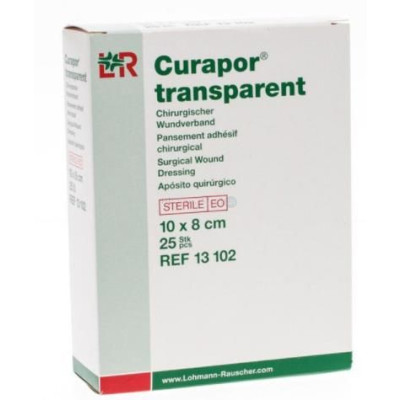 CURAPOR Transparent ST 8x10cm - 25pc