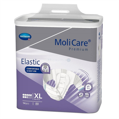 MOLICARE Premium Elastic Change complet 8 gouttes - XLarge - 14pc