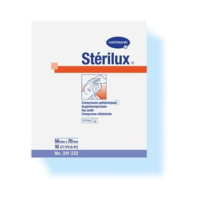 STERILUX compresse occulaire. 56x70 st. - 10pc
