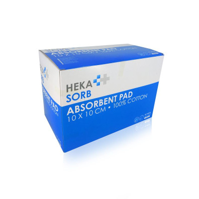 Compresses absorb. ST HEKA 10x10cm ...(50pc)
