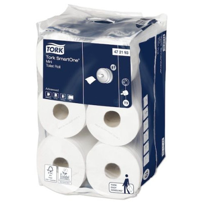 Papier toilette / WC SmartOne Mini 2plis 111m - 620coupons - 1 rouleau
