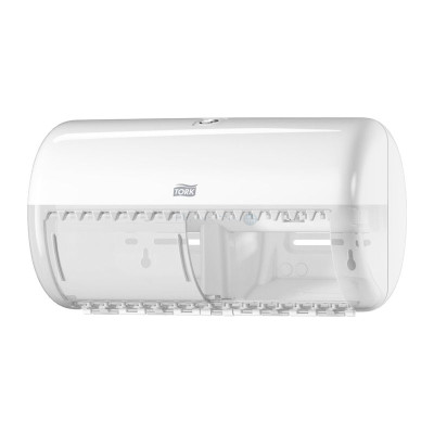 Distributeur pap. hyg. blanc TORK double(1pc)