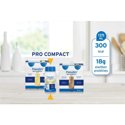 Fresubin Pro Compact Drink - Pêche/Abricot - 4x125ml