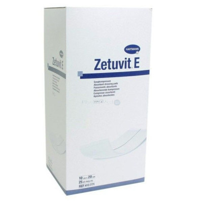 Compresses absorbantes Stériles ZETUVIT E - 10X20cm - 25pc