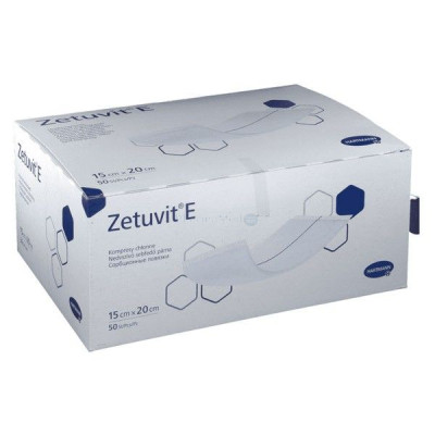 Compresses absorb. non-stériles ZETUVIT E - 15X20cm - 50pc