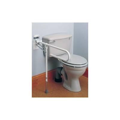 Barre d'appui 74cm + fix. murale + support
