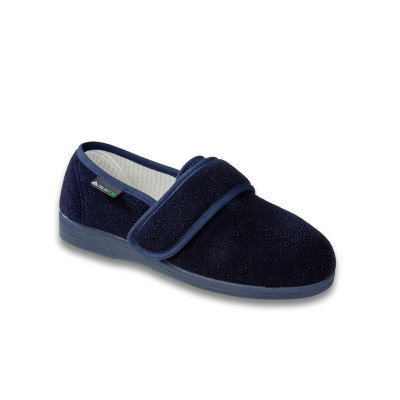 Pantoufles ADONIS diabétique marine - Taille 36