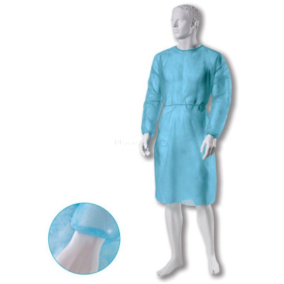 Blouse médicale ZARYS manches long./élast. - 30gr vert XL - 10pc