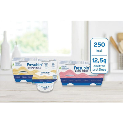 Fresubin 2 kcal crème dessert - Cappuccino - 4x125gr - Cappuccino - 4x125gr