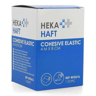 HEKA HAFT bandage adhésif - 8cm x 4m - 1pc