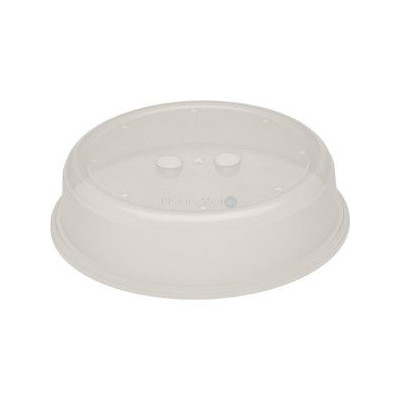 Cloche micro-ondes PP translucide 26,5x6,5 cm - 1pc