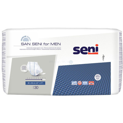 Couches anatomiques San Seni For men - 30pc