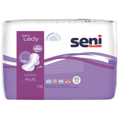 SENI LADY - Plus 6 gouttes - 15pc