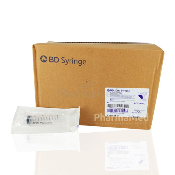 Seringues BD luer lock - 10ml - 100pc