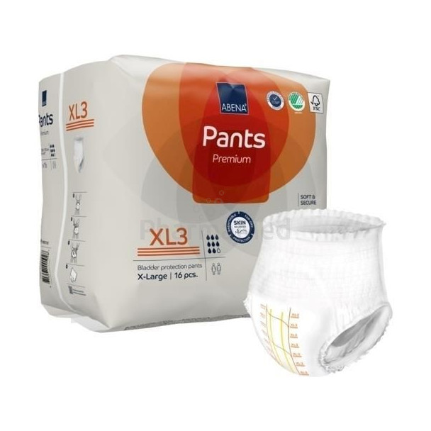 ABENA Pants Premium - XL3 - 2600ml/8G - 16pc