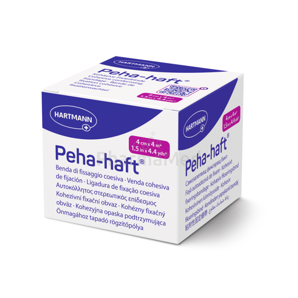 PEHA HAFT bande élastastique cohésive - 4mx4cm - 1pc