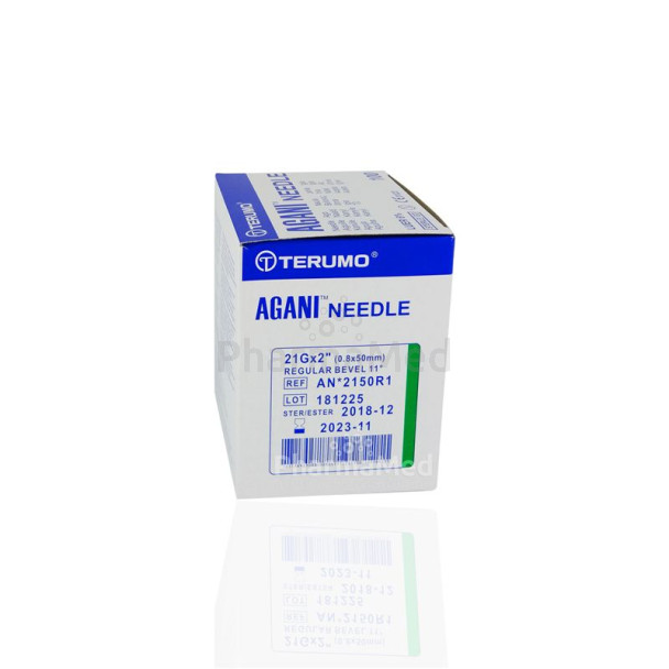 Aiguilles TERUMO Agani - 21G2    (0,80x50mm) - 100pc