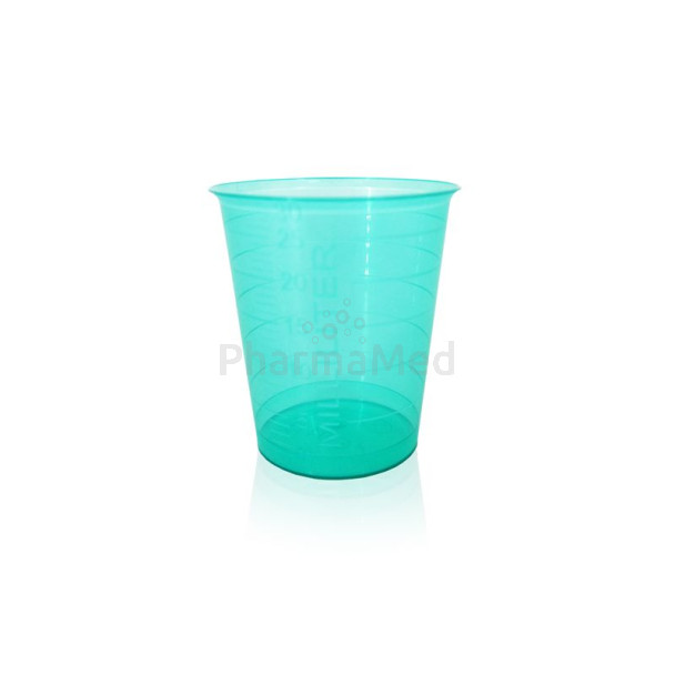Bekertje 30ml groen ................(60x80st) - Bekertje 30ml groen ................(60x80st)