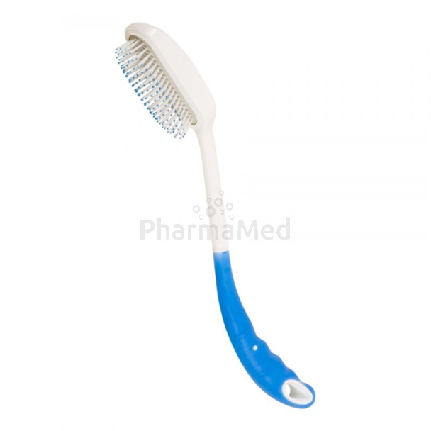 Brosse à cheveux érgonomique - manche long - 1pc