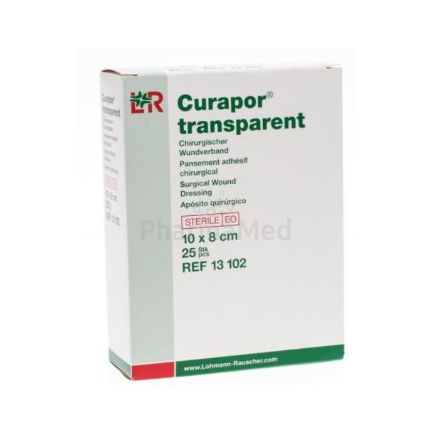 CURAPOR Transparent ST 8x10cm.........(25pcs)