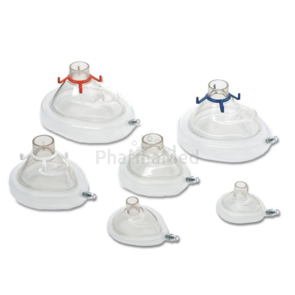Masque anest. AMBU UU  bourrelet Adulte M  crochets - 20pc