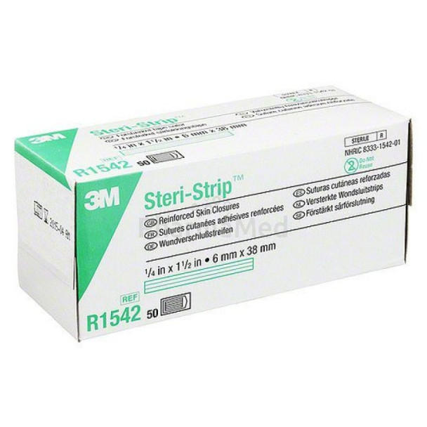 STERI STRIP 6x38mm (1542) (50x5strips)