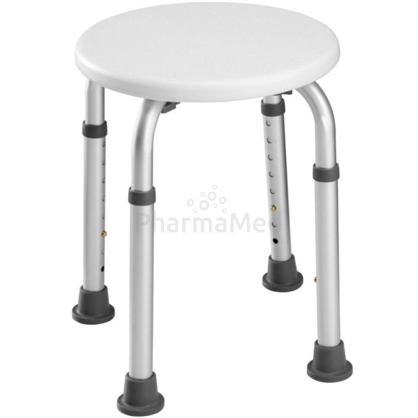 Douchestoeltje ronde zitting regelb.35.5-52cm
