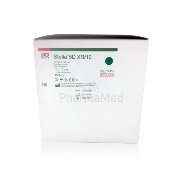 Compresses gaze ST 5D XR/10 12plis 10x10cm - 15sets