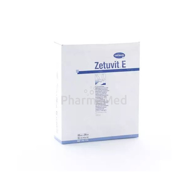 Compresses absorb. non-stériles ZETUVIT E - 20X20cm - 15pc