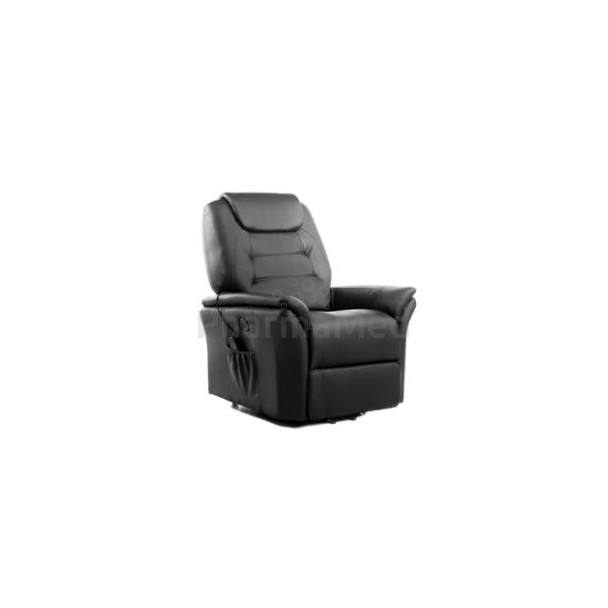 Fauteuil releveur massant/chauffant noir