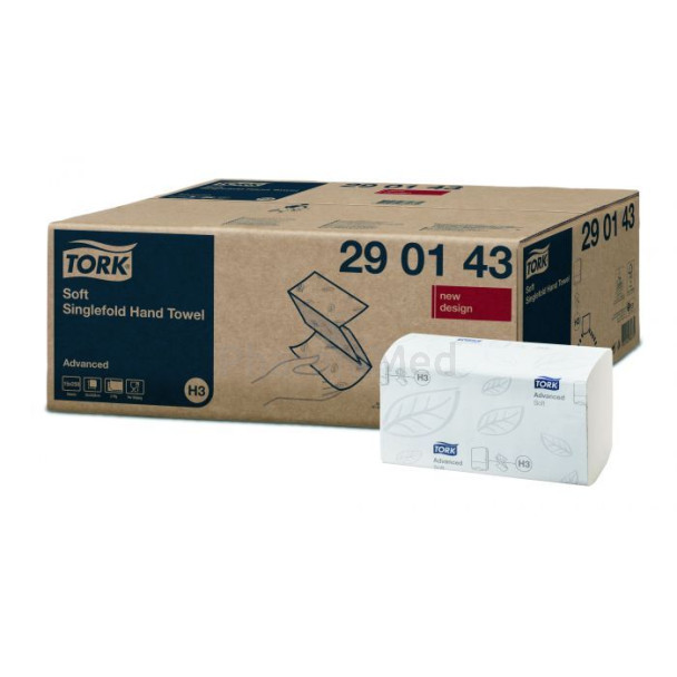 Tork Essuie-Mains en V Advanced H3 - 15x250pc