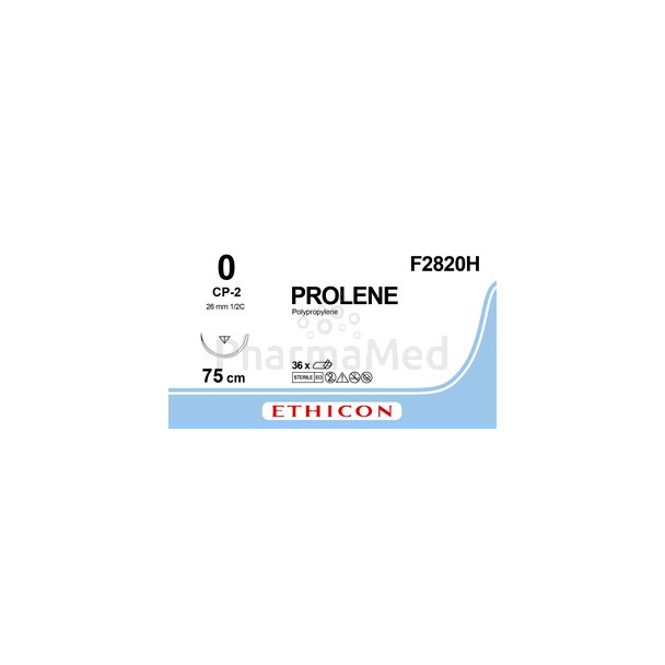 PROLENE F2820H USP0 blue CP-2 75cm - 36fils