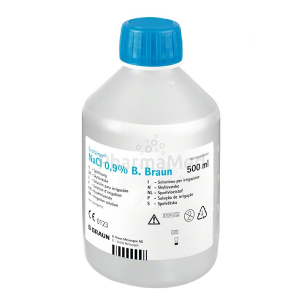 Serum physiologique NaCl 0,9% BBRAUN ECOLAV  - 500ml