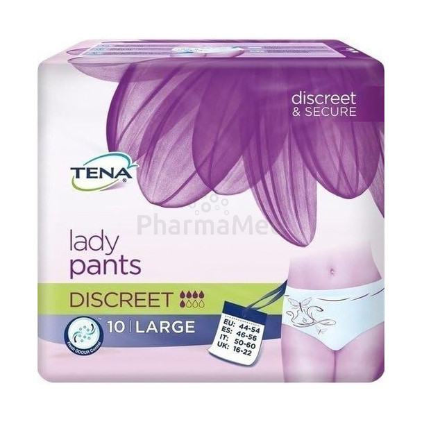 TENA LADY  Pants Discreet plus L .......(1pc)