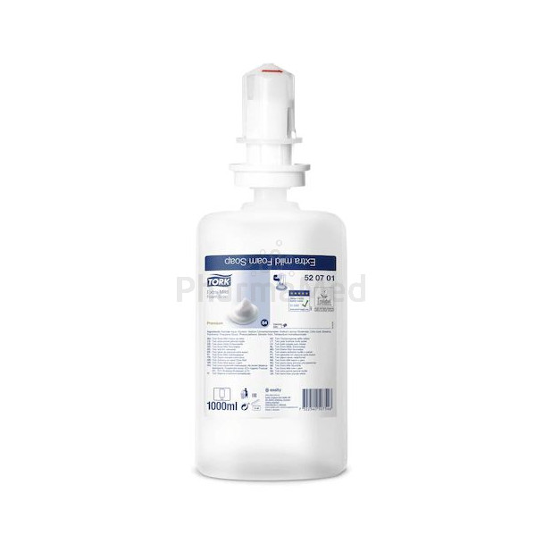 Savon mousse TORK PREMIUM extra mild - 1L