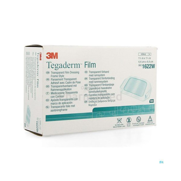 TEGADERM Film - 1622W -  4,4x4,4cm - 100 pc