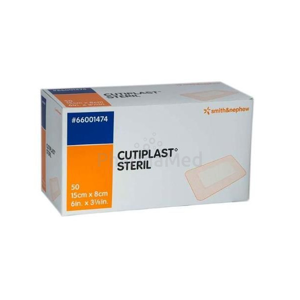 CUTIPLAST pansement stérile - 1474 - 15x8cm - 50pc
