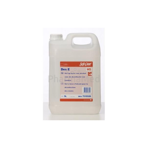 SOFT CARE DES E - désinfectant mains 5L - 1pc