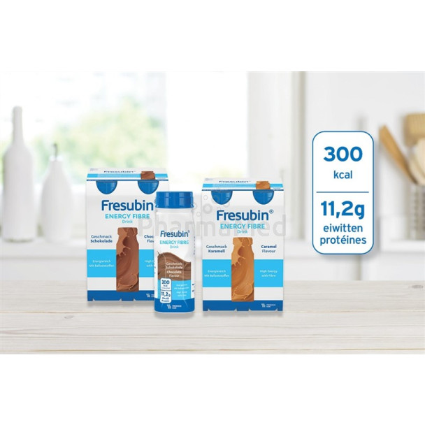 Fresubin Energy Fibre Drink - Fraise - 4x200ml
