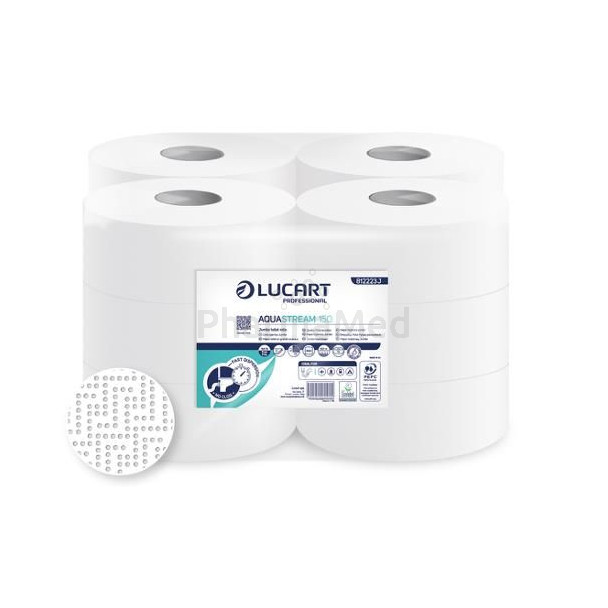 Pap. hyg. MINI JUMBO AQUASTREAM 150 ...(1rlx)