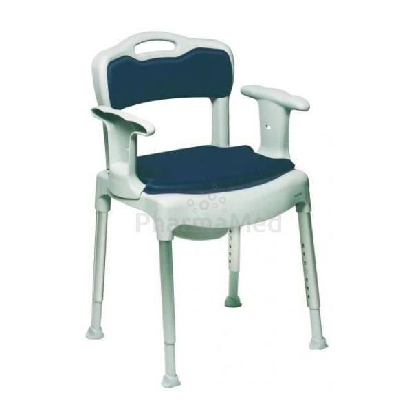 Chaise  percée ETAC SWIFT régl. + accoudoirs