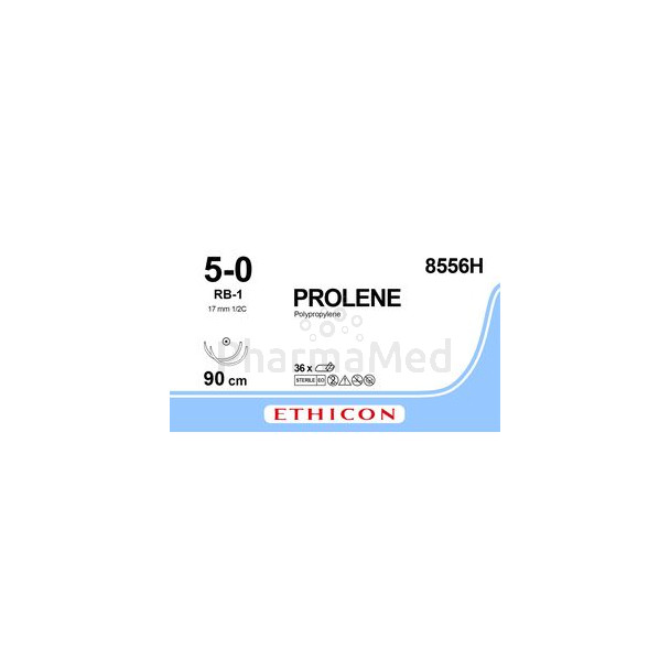 Eth. PROLENE 8556H 5/0 RB-1 90cm 17mm /36fils