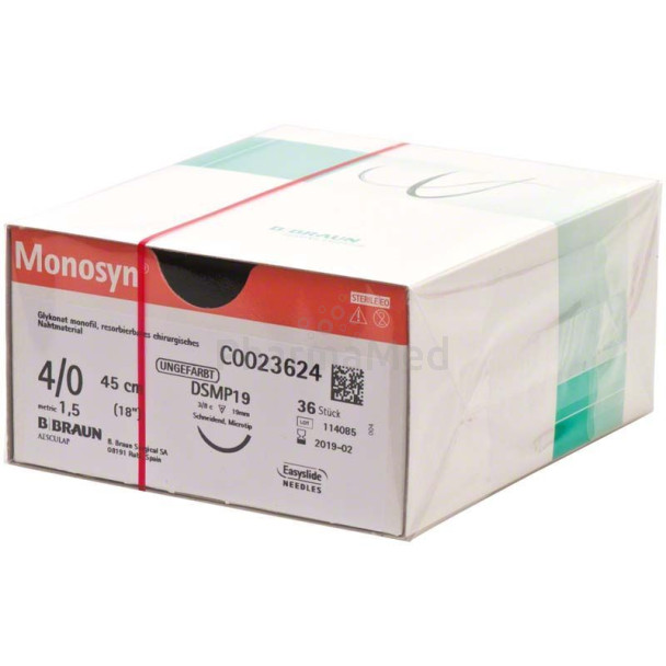 Monosyn undyed 4/0 45cm C2023624 - 36 pc