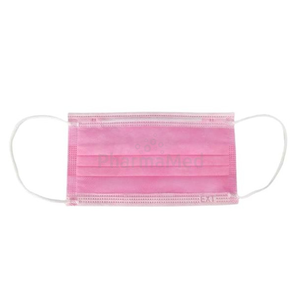 Masques chirurgicaux CA roses - 50pc