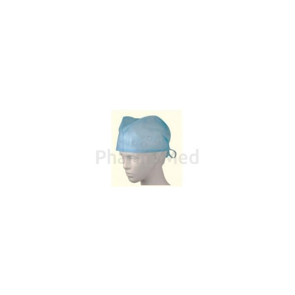 Calot de chirurgien +lanières à nouer UU - 1pc