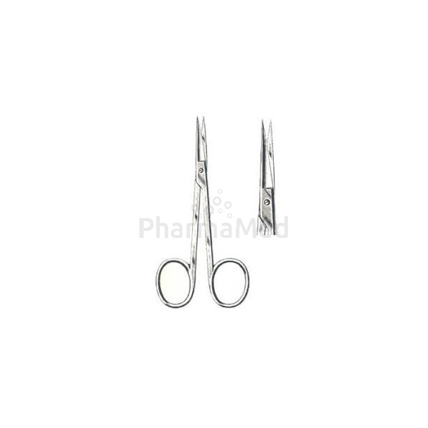 Ciseaux IRIS droit pointu (iridectomie) 11cm - 1 paire