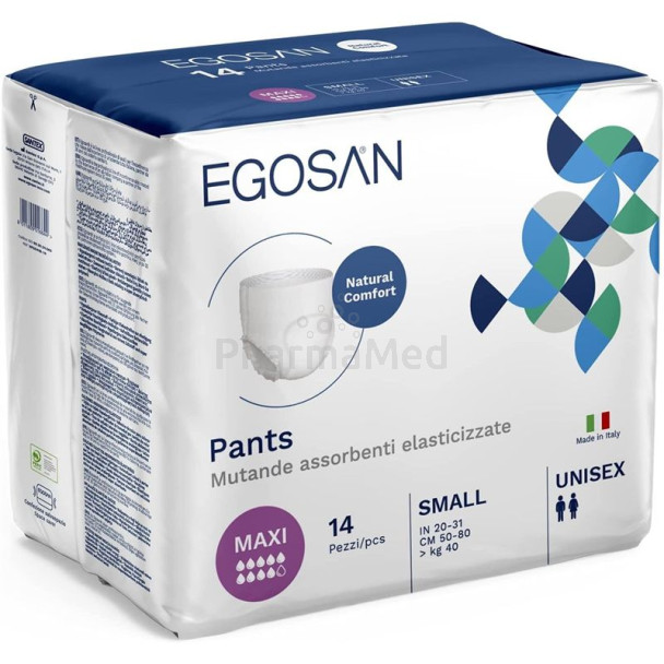 EGOSAN Pants Maxi - Small 9G - 14pc